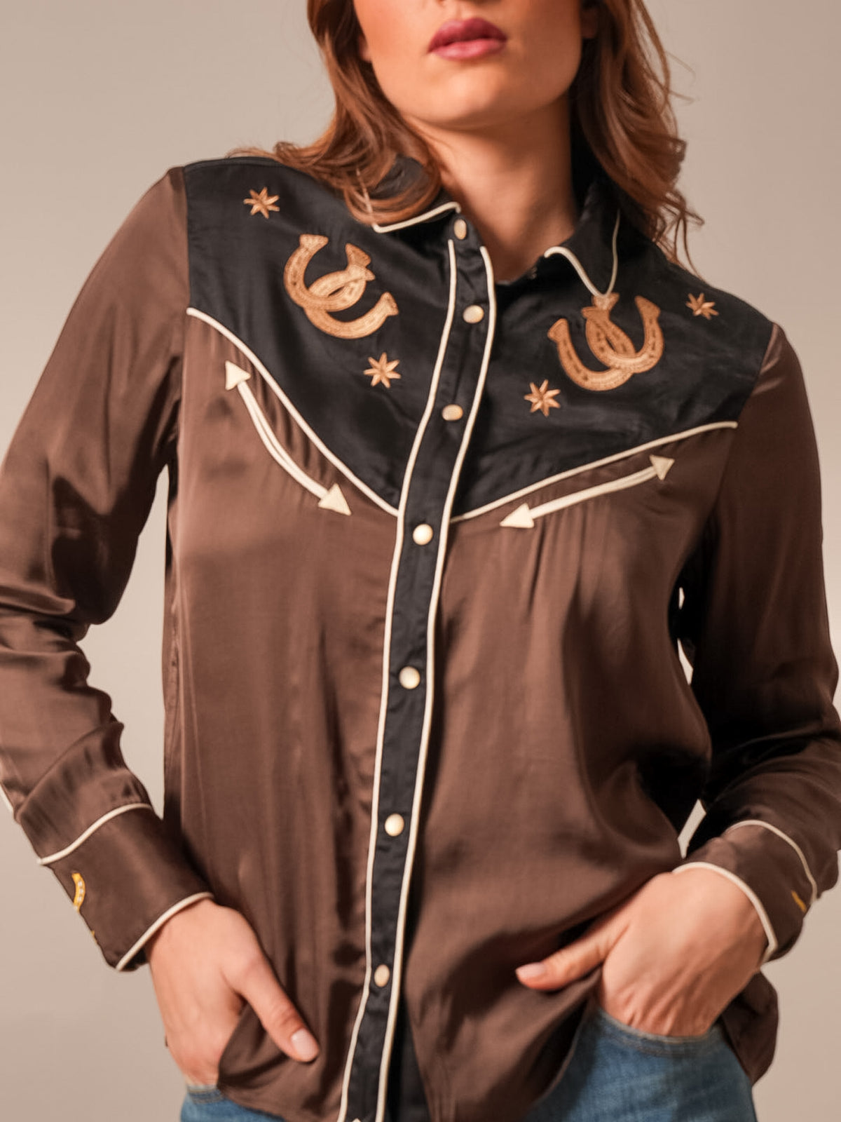 Merada Snap Front Shirt by Kimes Ranch - Black