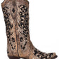 Brown Inlay with Glitter, Crystals & Embroidery Western Boot - Corral Boots at Bourbon Cowgirl