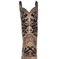 Brown Inlay Studs Crystals & Embroidery Western Boot - Corral Boots at Bourbon Cowgirl