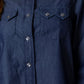 Annie Cropped Snap Shirt by Kimes Ranch in Denim