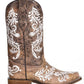 Brown Embroidery Glow in Dark Western Boot - Corral Boots at Bourbon Cowgirl