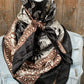 Two Tone Black Brown Paisley Wild Rag | Rodeo Wildrags at Bourbon Cowgirl