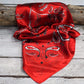 Red & Black Paisley Wild Rag | Rodeo Wildrags at Bourbon Cowgirl