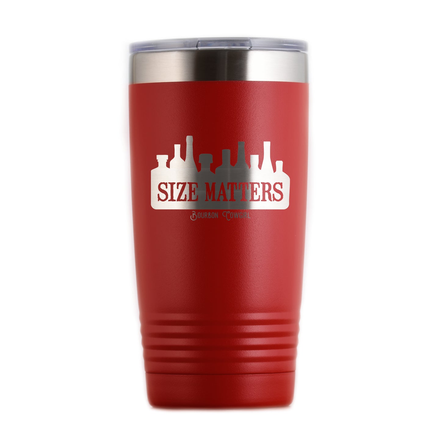 Size Matters Funny Travel Tumbler