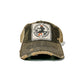 Bourbon Cowgirl Distressed Black Snap Back Trucker Hat