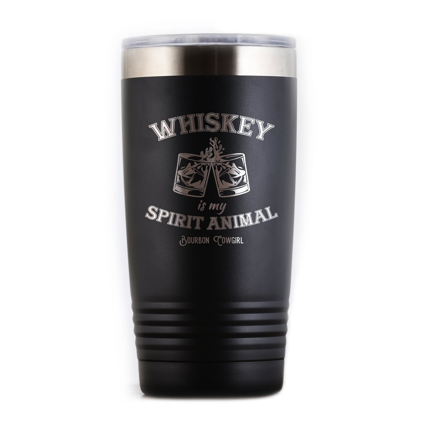 Whiskey is My Spirit Animal Travel Tumbler